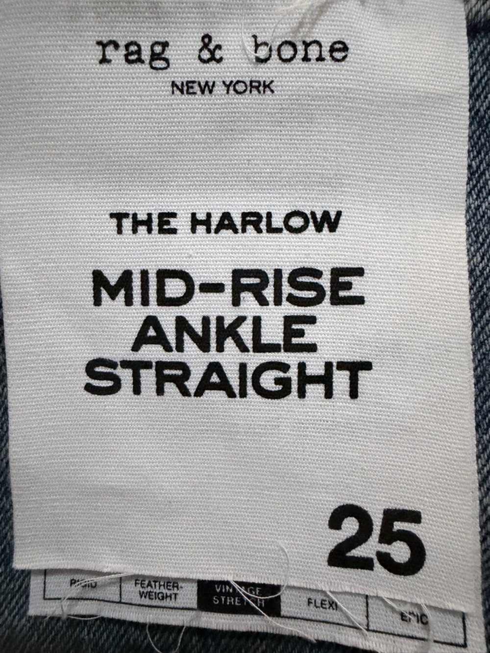 rag & bone Harlow Ankle Straight Jeans - Picture 8 of 10